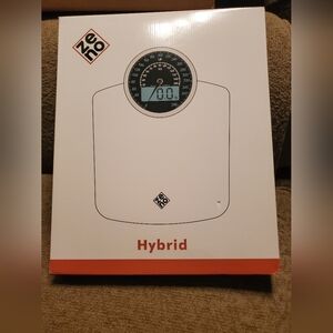 Hybrid 2 in 1 Analog & Digital Scale for Body Weight up to 400lbs Dark Blue